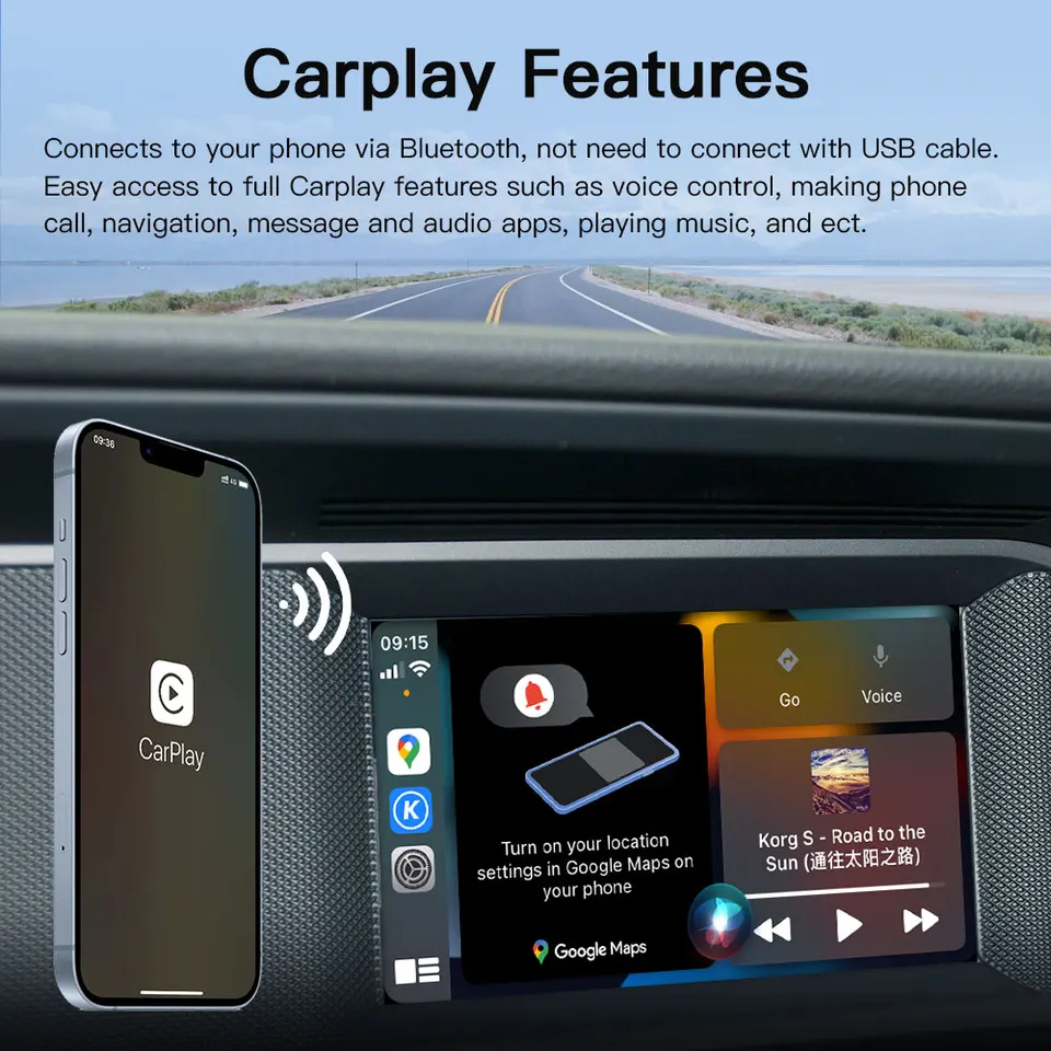 Mercedes Apple CarPlay & Android Auto Adapter for NTG 4.5 & 4.7 (Keeps OEM system) A/B/C/E/CLA/GLA/GLK/ML