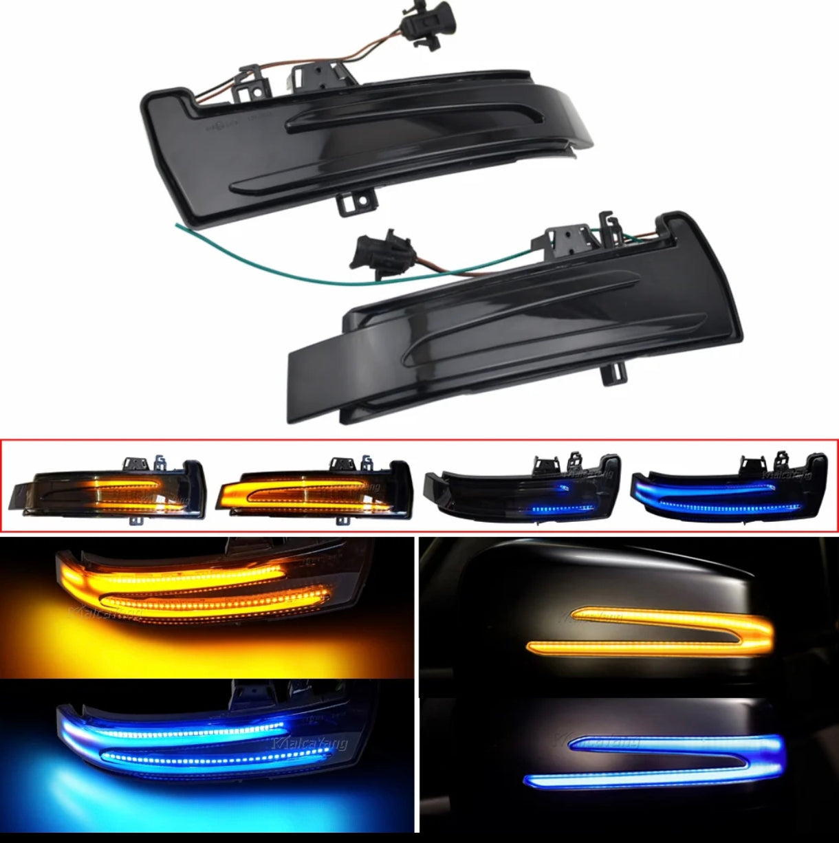 Mercedes Dynamic Indicators (Pair) (Smoked) A-Class/B-Class/C-Class/E-Class/S-Class/CLA-Class/CLS-Class/GLA-Class/GLK-Class