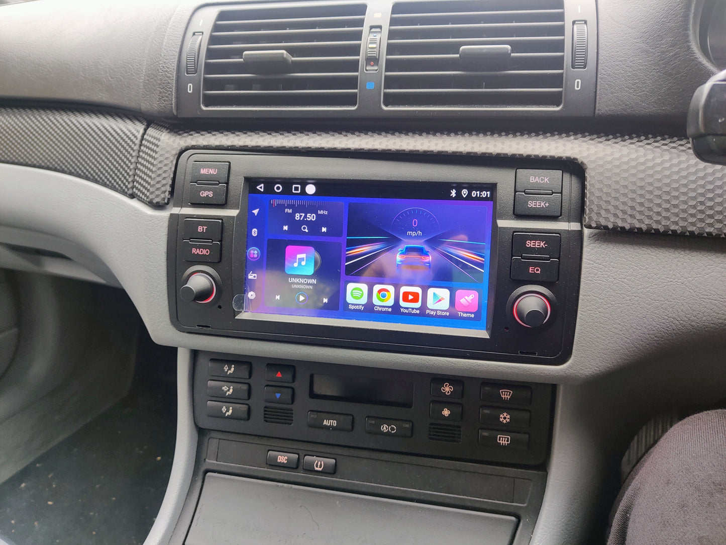 BMW 3 Series E46 Android headunit with wireless Apple Carplay & Android Auto 2GB Ram 32GB Storage - Midnight Performance