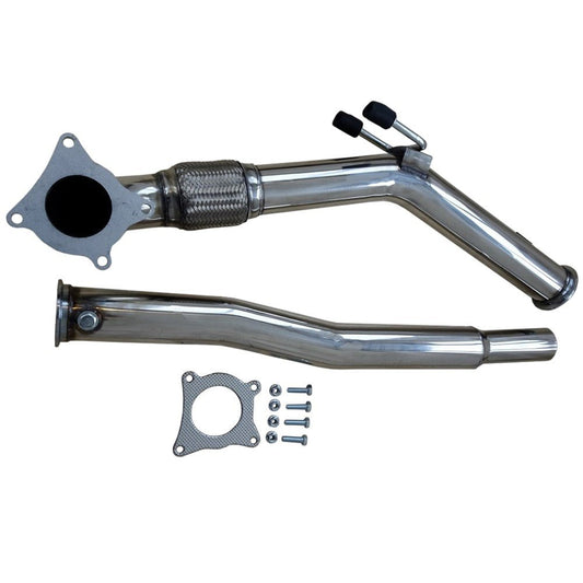 VW GOLF MK5/MK6 GTI 2.0T FSI 3″ PERFORMANCE DECAT DOWNPIPE EXHAUST - Midnight Performance